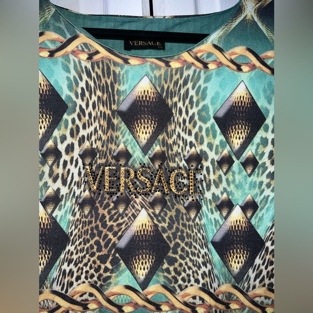 {Versace Vintage Leopard Dress}